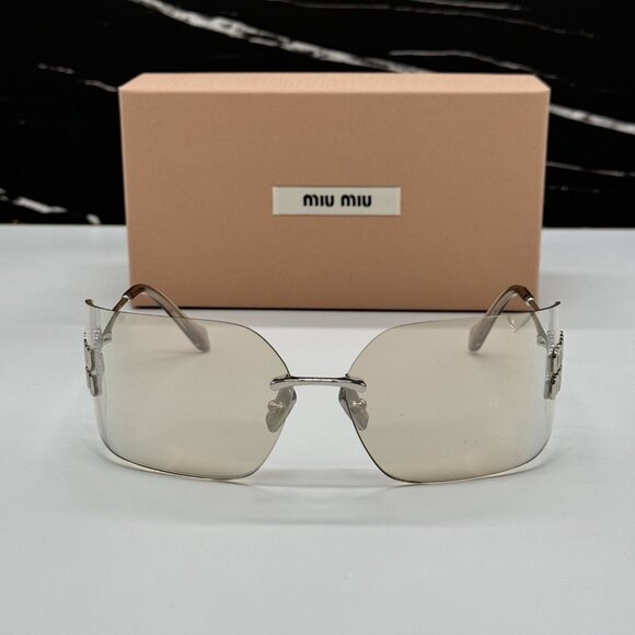 NEW MIU MIU RUNWAY SUNGLASSES MIU MIU MU54YS 1BC10F OVERSIZED WOMEN SUNGLASSES main image 12